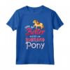 Life is better with a Shetland Pony Shetty cavallo regalo Maglietta - Ideale per Compleanno o Natale per Amanti dei Cavalli e Pony Shetland