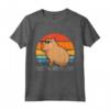Don't Worry Be Capy - Funny Rodent Capybara con Occhiali da Sole Maglietta - Ideale come Regalo per Amanti degli Animali