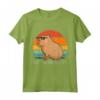 Don't Worry Be Capy - Funny Rodent Capybara con Occhiali da Sole Maglietta - Ideale come Regalo per Amanti degli Animali