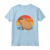 Don't Worry Be Capy - Funny Rodent Capybara con Occhiali da Sole Maglietta - Ideale come Regalo per Amanti degli Animali