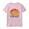 Don't Worry Be Capy - Funny Rodent Capybara con Occhiali da Sole Maglietta - Ideale come Regalo per Amanti degli Animali