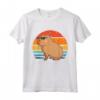 Don't Worry Be Capy - Funny Rodent Capybara con Occhiali da Sole Maglietta - Ideale come Regalo per Amanti degli Animali