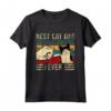 Best Cat Dad Ever Gatto Fist Bump Vintage Miglior Papà Gatti Maglietta - Ideale Regalo per Amanti dei Gatti - Acquista Online