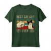 Best Cat Dad Ever Gatto Fist Bump Vintage Miglior Papà Gatti Maglietta - Ideale Regalo per Amanti dei Gatti - Acquista Online