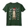 Divertente Suricato Motivo Natalizio - Maglietta per Uomini, Donne e Bambini - Design di John Romeo - Regalo Natale