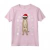 Divertente Suricato Motivo Natalizio - Maglietta per Uomini, Donne e Bambini - Design di John Romeo - Regalo Natale