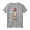 Divertente Suricato Motivo Natalizio - Maglietta per Uomini, Donne e Bambini - Design di John Romeo - Regalo Natale
