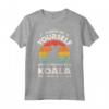 Koala Always Be Yourself Retro Vintage Anni '70 - Maglietta Divertente per Uomini e Donne - Ideale per Amanti degli Orsi Koala e degli Animali