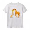 Giraffa Mamma Con Bambino Giraffa - Zoo Animali Wildlife Safari Maglietta - Regalo Compleanno Natale per Amanti della Giraffa