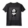 Funny Cute Panda - Maglietta con scritta
