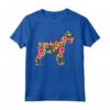 Schnauzer Fiore Divertente Cane Silhouette Floreale Regali Donne Maglietta - Ideale per Regalo di Compleanno o Natale per Amanti degli Animali