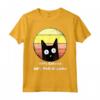 80% Cotone 20% Pelo di Gatto - T-shirt Mamma Gatti Retro Regalo per Amante dei Gatti