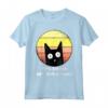 80% Cotone 20% Pelo di Gatto - T-shirt Mamma Gatti Retro Regalo per Amante dei Gatti