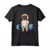 Pug Weightlifting Funny Deadlift Men Fitness Gym Workout Maglietta - Perfect Gift for Gym Enthusiasts and Dog Lovers - Ideal for Birthdays or Father's Day