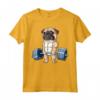 Pug Weightlifting Funny Deadlift Men Fitness Gym Workout Maglietta - Perfect Gift for Gym Enthusiasts and Dog Lovers - Ideal for Birthdays or Father's Day