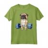 Pug Weightlifting Funny Deadlift Men Fitness Gym Workout Maglietta - Perfect Gift for Gym Enthusiasts and Dog Lovers - Ideal for Birthdays or Father's Day