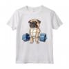Pug Weightlifting Funny Deadlift Men Fitness Gym Workout Maglietta - Perfect Gift for Gym Enthusiasts and Dog Lovers - Ideal for Birthdays or Father's Day