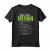 Citazione Vegetariana Sarcastica Divertente - Hello I'm A Vegan Maglietta per Vegani - Design Tofu per la Palestra - Abbigliamento Vegan Etico e Sostenibile