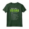 Citazione Vegetariana Sarcastica Divertente - Hello I'm A Vegan Maglietta per Vegani - Design Tofu per la Palestra - Abbigliamento Vegan Etico e Sostenibile