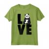 Love Pandas Tee Shirt Funny Women Bear Tee Panda Love Maglietta - Cute Animal Graphic T-shirt for Panda Lovers - Perfect Gift Idea