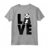Love Pandas Tee Shirt Funny Women Bear Tee Panda Love Maglietta - Cute Animal Graphic T-shirt for Panda Lovers - Perfect Gift Idea