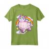 Llamacorn Unicorn Rainbow Alpaca Cute Rainbow Shirt Maglietta - Regalo Unico per Amanti degli Animali - Ideale per Feste in Pigiama o Viaggi di Ragazze