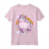 Llamacorn Unicorn Rainbow Alpaca Cute Rainbow Shirt Maglietta - Regalo Unico per Amanti degli Animali - Ideale per Feste in Pigiama o Viaggi di Ragazze