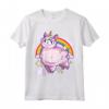 Llamacorn Unicorn Rainbow Alpaca Cute Rainbow Shirt Maglietta - Regalo Unico per Amanti degli Animali - Ideale per Feste in Pigiama o Viaggi di Ragazze