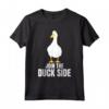 Duck Side - T-shirt Divertente per Amanti degli Animali - Regalo Unico per Compleanno, Natale e Altro