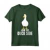 Duck Side - T-shirt Divertente per Amanti degli Animali - Regalo Unico per Compleanno, Natale e Altro