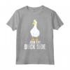 Duck Side - T-shirt Divertente per Amanti degli Animali - Regalo Unico per Compleanno, Natale e Altro
