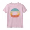 Riccio Retrò Vintage Anni '60 '70 Tramonto Maglietta - Design Elegante per Amanti Animali e Retro' - Ideale per Uomo, Donna, Ragazzi e Ragazze