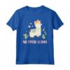 No Prob-llama - Divertente Maglietta con Lama - Ideale per gli Amanti degli Animali