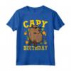 Capy Birthday Funny Capybara Animals Boys Girls Birthday Maglietta - Perfect Gift for Capybara Lovers