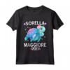 Big Sister Turtle 2023 Maglietta - Annuncio di Gravidanza per la Grande Sorella - Regalo Baby Shower Tartaruga per Nascite 2023