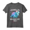 Big Sister Turtle 2023 Maglietta - Annuncio di Gravidanza per la Grande Sorella - Regalo Baby Shower Tartaruga per Nascite 2023