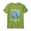 Big Sister Turtle 2023 Maglietta - Annuncio di Gravidanza per la Grande Sorella - Regalo Baby Shower Tartaruga per Nascite 2023