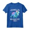 Big Sister Turtle 2023 Maglietta - Annuncio di Gravidanza per la Grande Sorella - Regalo Baby Shower Tartaruga per Nascite 2023