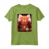 HapTiger Pixar Turning Red Scared Meilin Poster Maglietta - Official Turning Red Apparel for Men, Women, Boys, and Girls - Red Panda Friendship T-Shirt for Fans of the Movie
