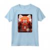 HapTiger Pixar Turning Red Scared Meilin Poster Maglietta - Official Turning Red Apparel for Men, Women, Boys, and Girls - Red Panda Friendship T-Shirt for Fans of the Movie