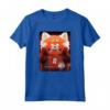 HapTiger Pixar Turning Red Scared Meilin Poster Maglietta - Official Turning Red Apparel for Men, Women, Boys, and Girls - Red Panda Friendship T-Shirt for Fans of the Movie