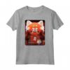 HapTiger Pixar Turning Red Scared Meilin Poster Maglietta - Official Turning Red Apparel for Men, Women, Boys, and Girls - Red Panda Friendship T-Shirt for Fans of the Movie