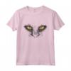 Gatto Nero Faccia Occhi Gialli Costume di Halloween da Gatto Maglietta - Regalo Divertente per Amanti dei Gatti - Ideale per Halloween e Natale