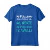 Maglietta Cavalli Frase Divertente - Regalo Amanti Animali - Maglia a Manica con Scritte Ironiche sui Cani - Marca HapTiger