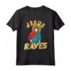 Jesus Raves Funny EDM Music Festival Party Christian DJ Gift Maglietta - Perfect for Music Festivals and Parties - Unique Gift for Men, Women, and Kids