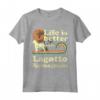 Life is Better with a Lagotto Romagnolo - Vintage Cane Mamma Papà Maglietta - Regalo Divertente per Amanti dei Cani