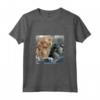 HapTiger T-Shirt Maglietta - Design Gattino e Kraken - Regalo per Amanti degli Animali e Gatti