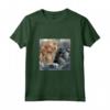 HapTiger T-Shirt Maglietta - Design Gattino e Kraken - Regalo per Amanti degli Animali e Gatti