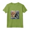 HapTiger T-Shirt Maglietta - Design Gattino e Kraken - Regalo per Amanti degli Animali e Gatti