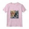 HapTiger T-Shirt Maglietta - Design Gattino e Kraken - Regalo per Amanti degli Animali e Gatti